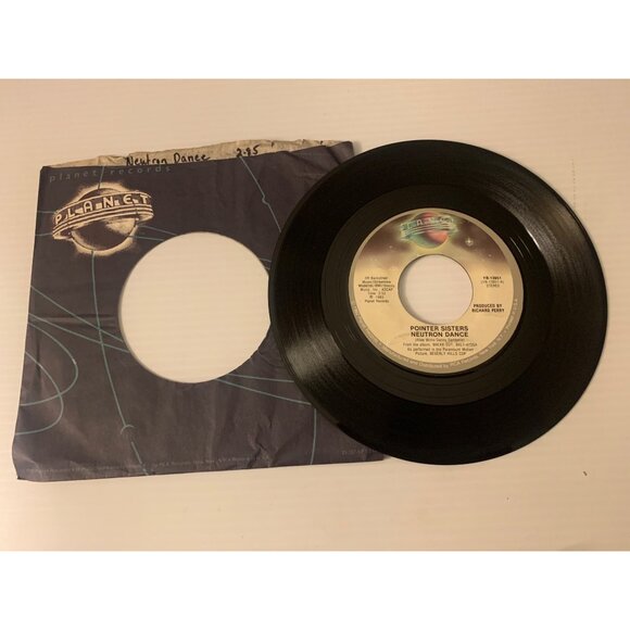 Pointer Sisters 7" Vinyl Record - Neutron Dance / Telegraph Your Love - 1983 Pla - Picture 3 of 6